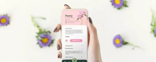 ux ui design app design mobile flowers fleurs reconnaissance lens